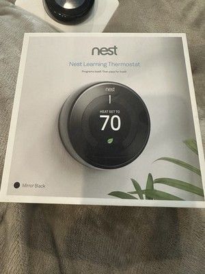 Google Nest Nest Learning Thermostat - Black Nest Model: A0013 |