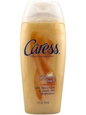 Caress Glowing Touch Shea Cream Skin Brighteners Silkening Body Wash 12fl oz NEW