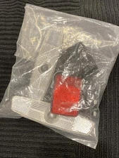 REFLECTOR SET BIKE BICYCLE Front / Rear SAFETY WHEEL REFLECTORS sunlite Cateye