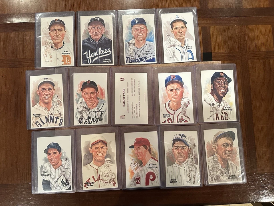 Perez-Steele HOF Postcards Lot Signed & Unsigned Baseball Hall of Fame - Image 2 of 4