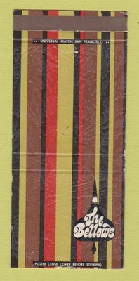 Matchbook Cover - The Bellows Restaurant San Jose CA 30 Strike