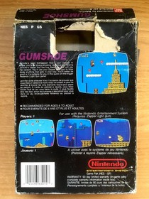 GUMSHOE COMPLET BO&Icirc;TE NOTICE NINTENDO NES PAL B FAH (FR) CIB OVP - &Eacute;tat Moyen
