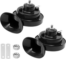 2PCS 300DB Super Loud Train Horns, 12V Waterproof Double Auto Snail Air Horn Rep