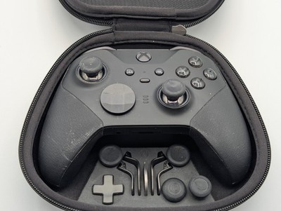 Microsoft Xbox Elite Series 2 Wireless Controller Black Model 1797 Complete Case