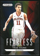 2024-25 Panini Prizm Draft Picks Fearless #1 Trae Young - BSK