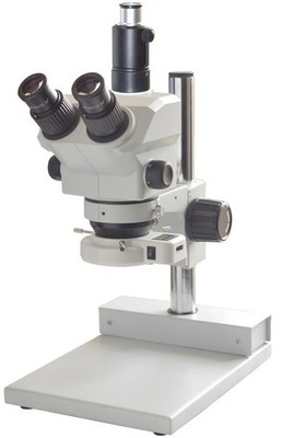 Professional Stereo Microscope 7 60× Widefield 22mm FOV, 115mm WD, Camera...