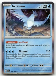 Articuno 144/165 Holo Rare Scarlet & Violet 151