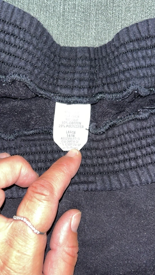 Vintage Everlast Boys Shorts Size 14/16 Black Boxing Athletic - Image 2 of 3