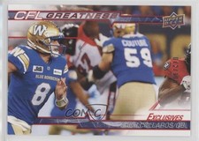 2023 Upper Deck CFL Greatness Exclusives /100 Zach Collaros Callaros #CG-ZC 1g43