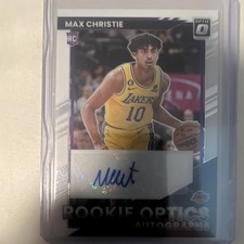 Panini Donruss Optic Max Christie Lakers Rookie Optics Auto ROA-MAX /99