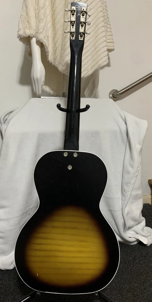 Kay Vintage 1990s Music Note Acoustic Parlor Guitar Musical Natural Finish READ - Image 2 of 4