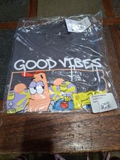 NWT & Sealed SpongeBob SquarePants Good Vibes Skateboarding T-shirt. Kids S 6/7