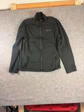 Marmot Womens XL Black Full Zip Fleece Jacket Mock Neck Outdoor Hiking Coat