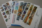 GB Fine Collection of 9 x Different First Day Covers FDCs from 2014