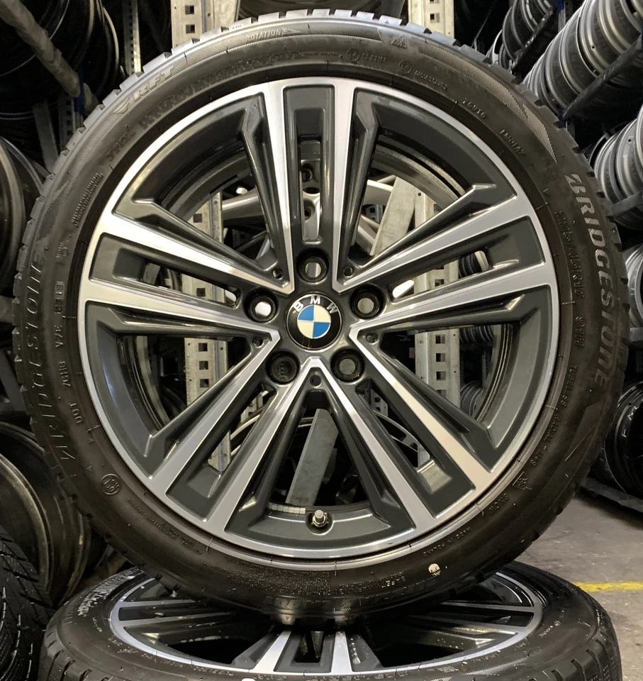4 Orig BMW Winterräder Styling 548 225/45 R17 91H 1er F40 6884022 2651 - Bild 2 von 3