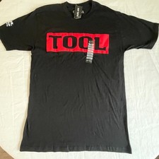 New Tool Band T-Shirt Vintage Rock Album Black Red Graphic Tee Men's Size L