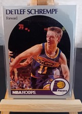 Top Rar 1990-91 NBA Hoops Basketball Detlef S...