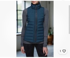 Lululemon Down Vest fluffed Up Alberta Lake Teal Size 6