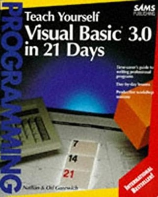 Teach Yourself Visual Basic 3.0 in 21 Days Hardcover Nathan Gurew