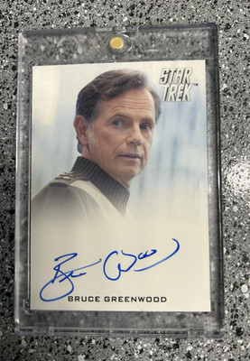 Rittenhouse Star Trek Into Darkness Autograph Bruce Greenwood Pike Card
