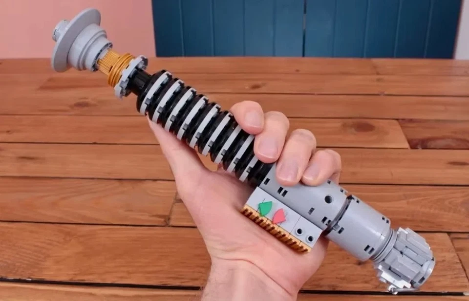 LEGO MOC Sable de Luz Luke Sky Walker Star Wars S Bloques 147 Piezas NUEVO Réplica D Foto 3 de 4