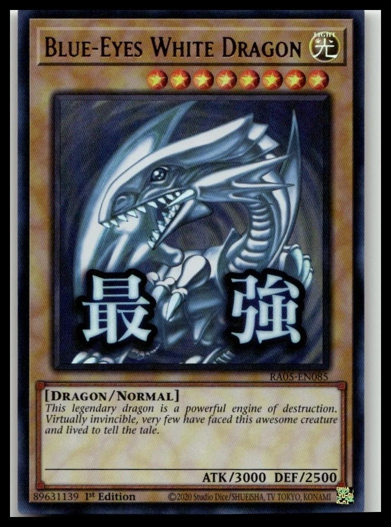 25+ Blue-Eyes White Dragon RA05-EN085 Rarity Collection 5 for sale