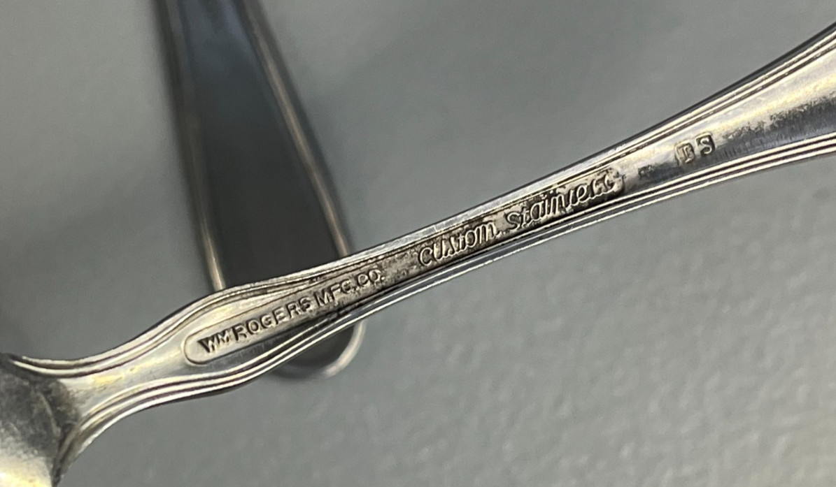 Lot of 4 Pcs Rogers Co. Stainless Spoons Korea & China