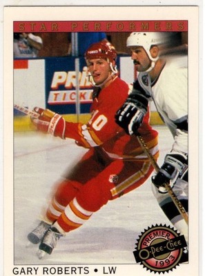 1993 O-Pee-Chee Hockey Gary Roberts No. 14 Calgary Flames