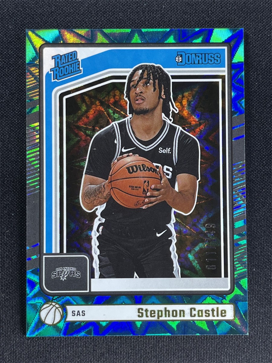 2024-25 Panini Donruss Stephon Castle #244 Teal Explosion Rated Rookie RC /149