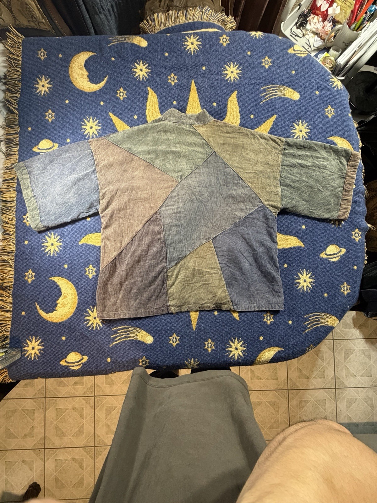 Sacred Threads Women's Multicolor Patchwork Cordu… - image 5