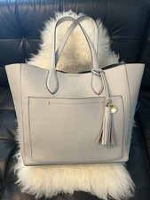 Beautiful Cole Haan beige to tan Tote handbag. Genuine leather.