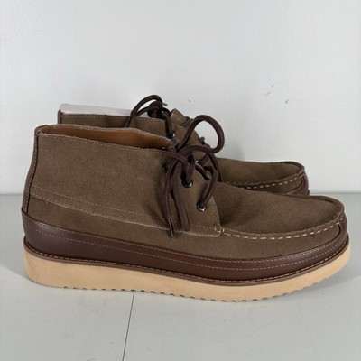 Dockers Men 10.5M Taupe Brown Supreme Comfort Moc Toe Calgary Chukka Boots NWB