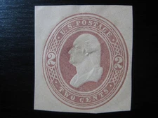 UNITED STATES Sc. #U284 scarce mint cut square stamp! SCV $7.00