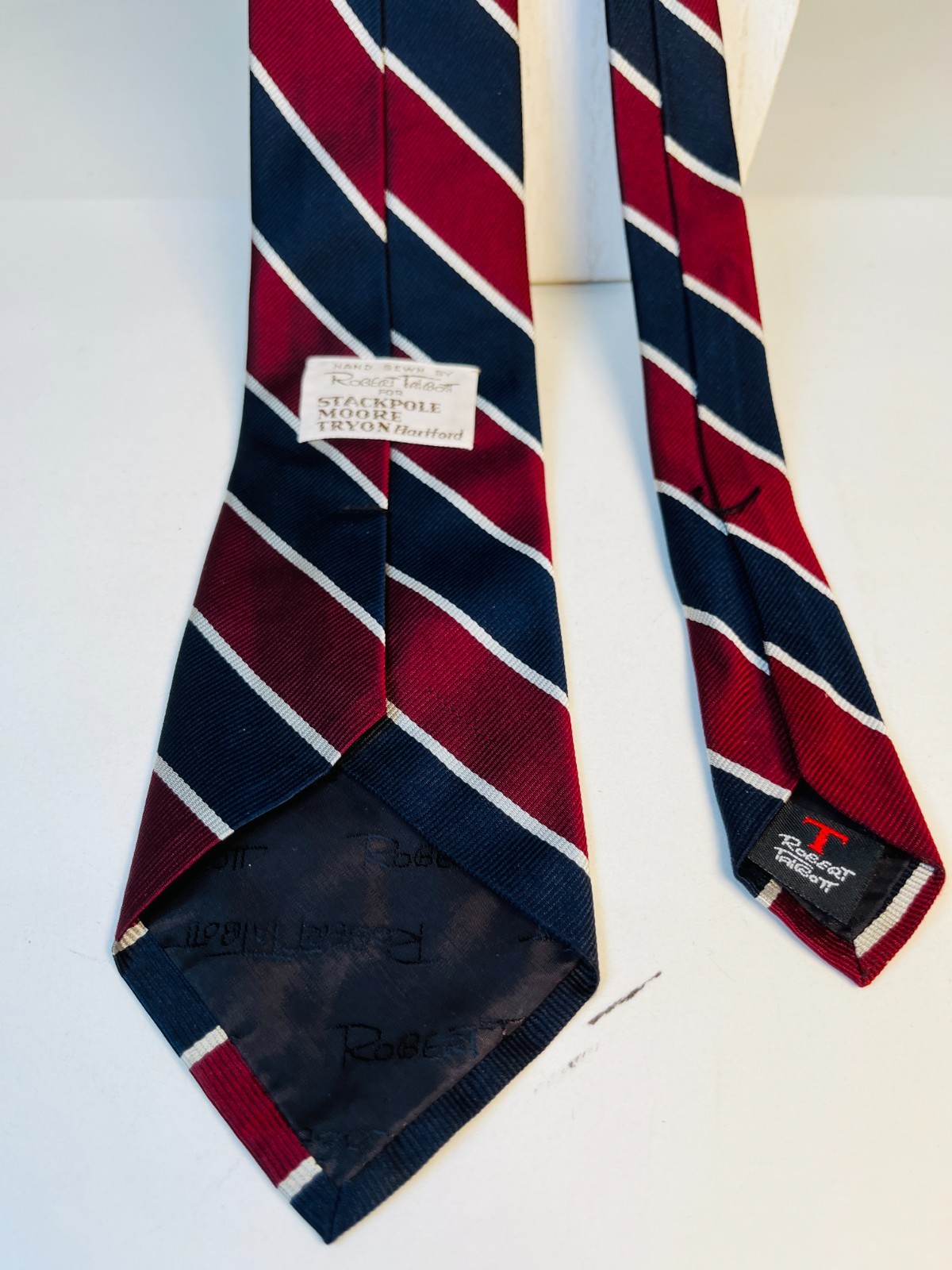 Robert Talbott, Stackpole Moore Tryon Men's Red B… - image 9