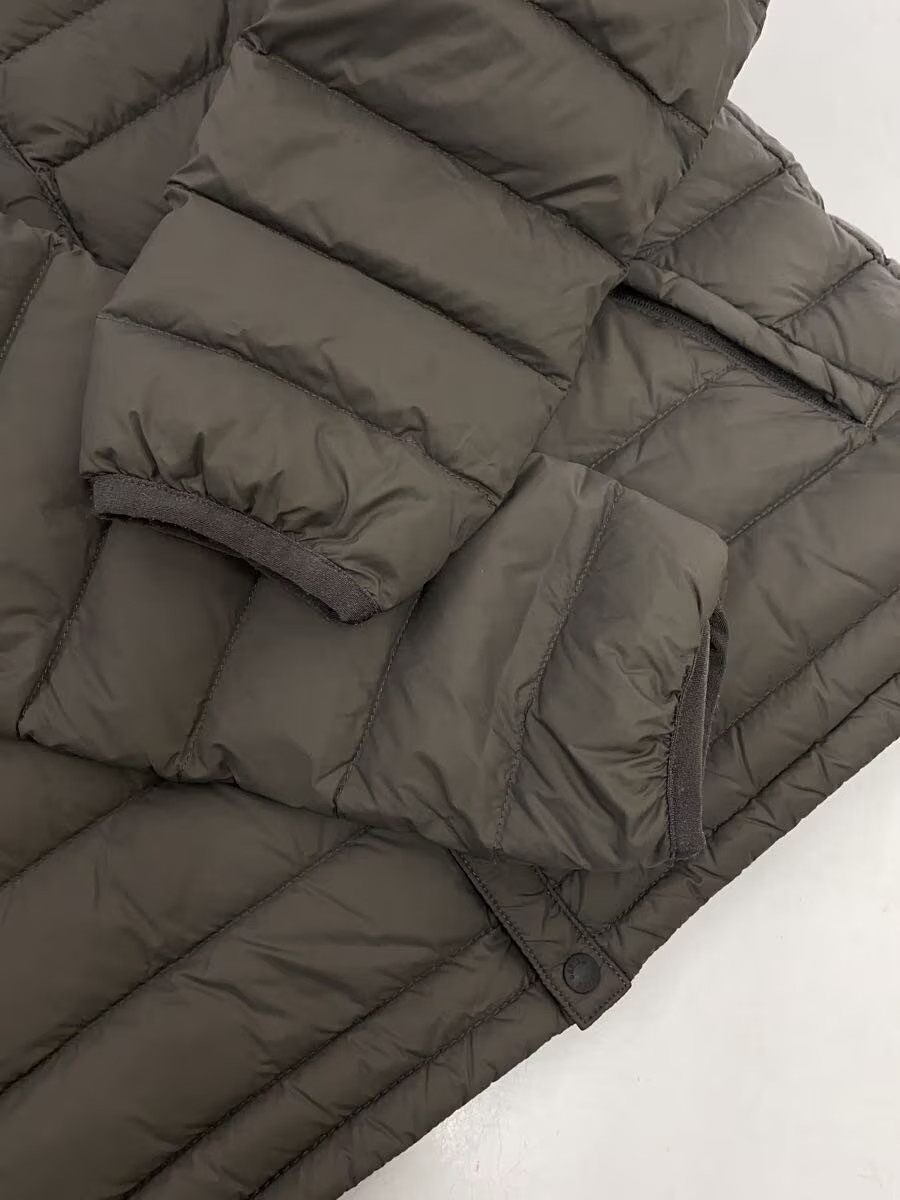 DANTON Down Jacket, Size 36, Nylon Gray, Solid Co… - image 6