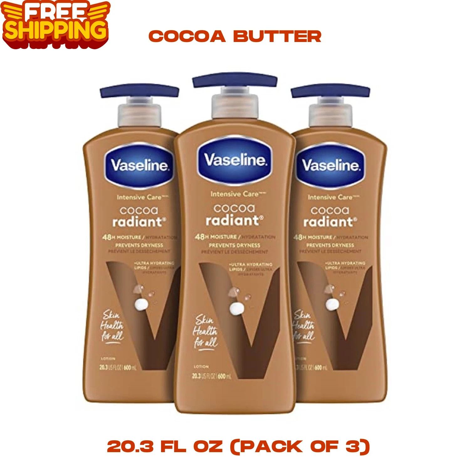 For Dry Skin Cocoa Radiant Lotion 20.3 Oz