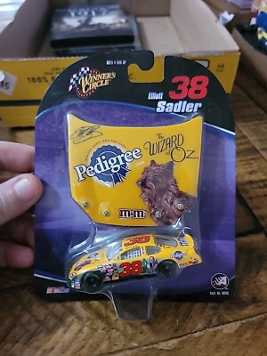 Winners Circle Elliot Sadler 38 Nascar Pedigree, M&M , Wizard of Oz Yellow Car