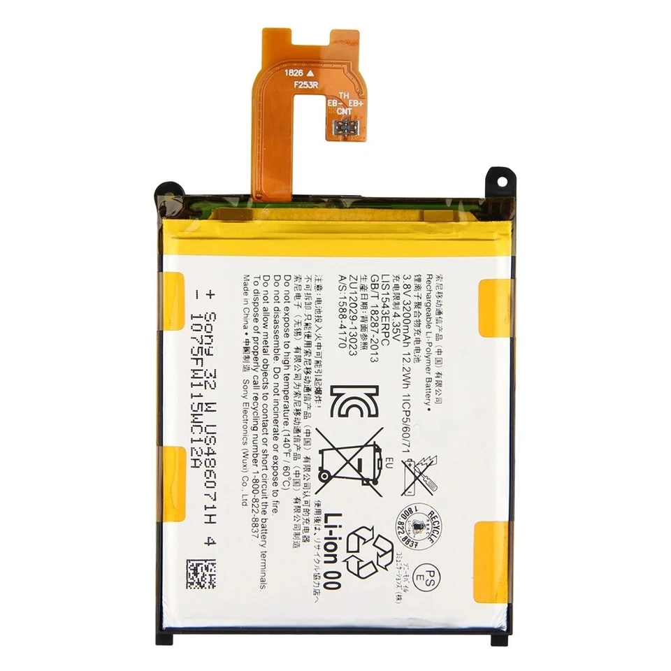 Batería de repuesto para Sony Xperia Z2 D6503 LIS1543ERPC herramientas Foto 3 de 4