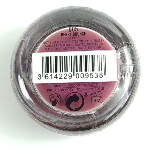 3x RIMMEL LONDON Jelly Gel Face Cheek Blush #005 BERRY BOUNCE 0.19 - Picture 3 of 4