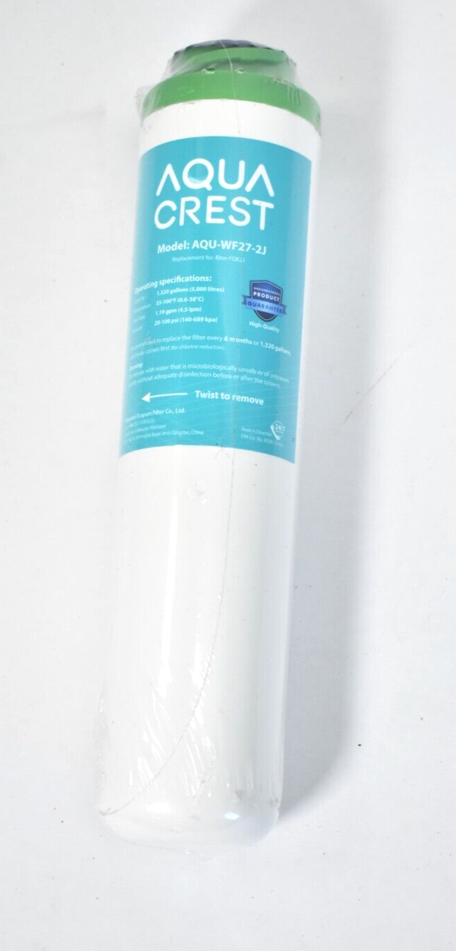 AquaCrest AQUWF272J Under Sink Water Filter Replacement Cartridge For