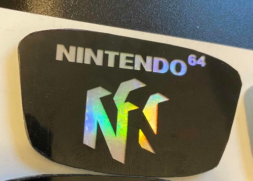 Nintendo 64 N64 Custom Console Logo Jewel Emblem Acrylic Chrome Holo - choose 1 - Picture 4 of 10