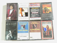 Lot of 8 MUSIC CASSETTE TAPES all COUNTRY AND WESTERN, Variety, good condition