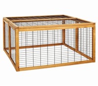 Hasenstall Freilaufgehege Rolf Aus Holz/Metall Ca. 116 X 116 X 58 Cm, Dehner
