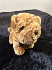 Vintage 7" RUMPLES Paula Plush Shar Pei Dog "Happiness is a Friend Like You"