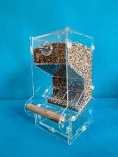 Pet Daily Kit Bird Feeder Easy to Use to Attract Birds Acrylic Seed Dispenser