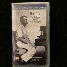 RICHTER THE ENIGMA - film by B. Monsaingeon - SVIATOSLAV RICHTER - 1998 VHS