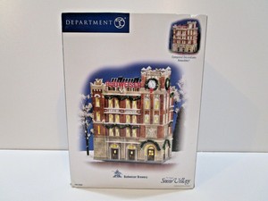 Cheapest Wholesale Store Department 56 Snow Village Budweiser Brewery Brew House Genuine Free Shipping Eduardopondal Com