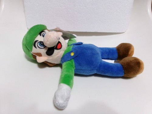 FIGURA DE PELUCHE SUPER MARIO OFICIAL NINTENDO 8" LUIGI - Imagen 3 de 8