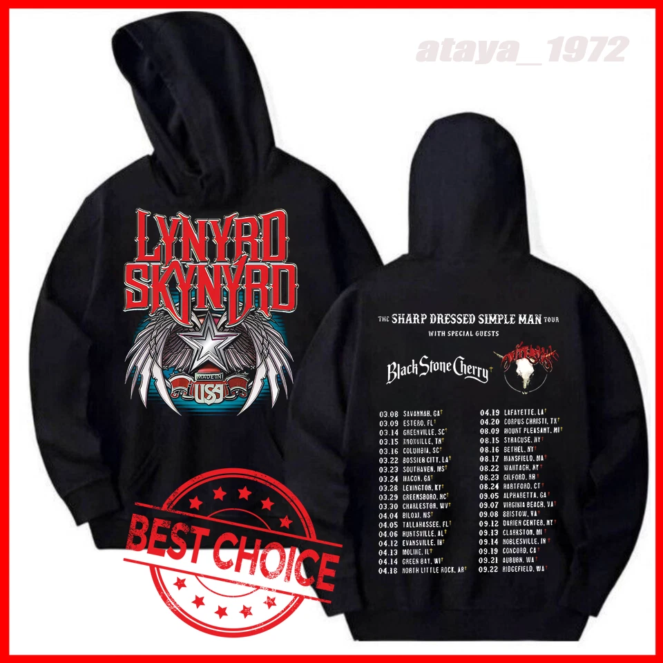 Lynyrd Skynyrd ZZ Top Tour 2024 Hoodie