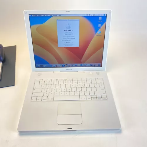 Apple iBook 14” G4 - 1.2GHz 128GB SSD 1.25GB RAM | OS 9 - OS X - WIN 98 iMac